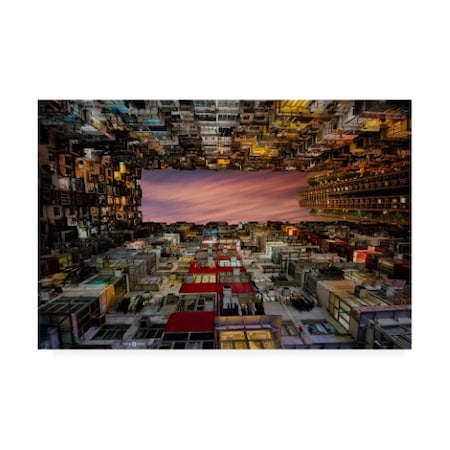 David Ayash 'Quarry Bay Hong Kong' Canvas Art,22x32